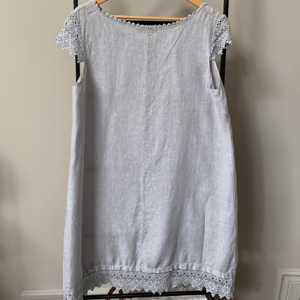 Linen Mini Dress - Picture 2 of 6
